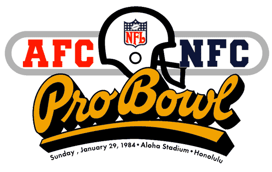 Pro Bowl 1984 Primary Logo t shirts iron on transfers